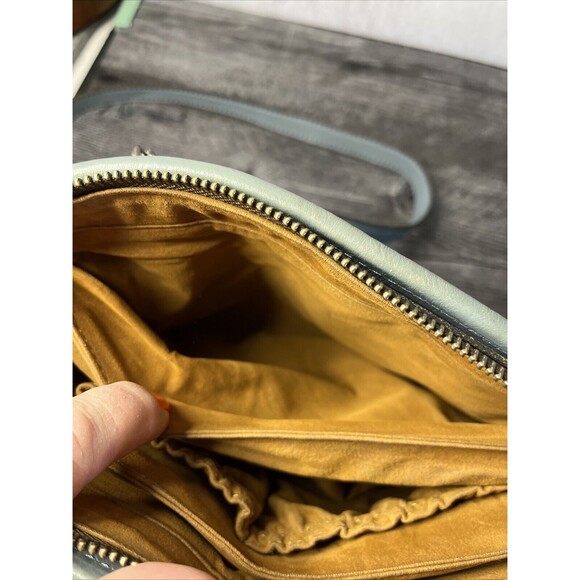 Patricia Nash Women's SMALL PARIS SATCHEL Slate Blue Preowned - Picture 10 of 15